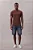 CALVIN KLEIN CAMISETA MANGA CURTA MASCULINO LOGO CENTRALIZADO MARROM - Imagem 1