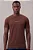 CALVIN KLEIN CAMISETA MANGA CURTA MASCULINO LOGO CENTRALIZADO MARROM - Imagem 3