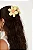 FARM ETC PRESILHA DE CABELO PUFFER FLOR VERDE - Imagem 2