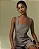SHOULDER BLUSA ALFAIATARIA RECORTES CINZA - Imagem 1