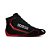 SAPATILHA RACING SPARCO SLALOM PRETO/ VERMELHO - Imagem 1