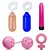 Kit Pompoarismo Saúde Íntima - Cones Vaginais Bola Ben Wa e Vibrador Personal 13cm - Imagem 1