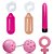 Kit Pompoarismo Saúde Íntima - Cones Vaginais 20g e 40g  Bola Ben Wa e Vibrador Personal - Imagem 1