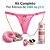 Kit Sensual Casal Completo com Calcinha, Algema, Plug P e Lubrificante Hot - Imagem 1