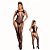 Macacão Bodystocking Arrastão com Recortes Vazados + Calcinha - Imagem 1