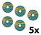 Kit 5 Discos Corte Fino Ferro 114,3 mm Diametalic - Imagem 1