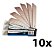 Kit 10 (1 pct) Lâmina P/ Estilete 18mm Brasfort - Imagem 1