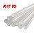 Kit 10 Bastão Refil Cola Quente Fino - Imagem 1