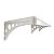 Prateleira Pvc C/ Suporte Branca 80x30cm Astra Pm3s/80*br - Imagem 2