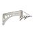 Prateleira Pvc Com Suporte Branca 60x20cm Astra - Imagem 2
