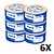 Kit 6 Fita Crepe Uso Geral Pintura 48mmX50m Tigre - Imagem 1