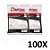 Kit 100 Espaçador Nivelador Revestimento Porcelanato 1,5mm - Imagem 1