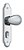 Fechadura P/ Porta Stam 803/10 Cromado Externa C/ 2 Chaves - Imagem 1