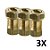 Kit 3 Conector de Pressão Parafuso Split Bolt Metálico 06mm - Imagem 1