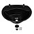 Lavatório Plástico 3,8L + Sifão Universal Preto Lavabo Astra - Imagem 3
