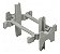 Kit 30 Espaçador P/bloco De Vidro 10mmx8cm Cortag - Imagem 2
