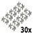 Kit 30 Espaçador P/bloco De Vidro 10mmx8cm Cortag - Imagem 1