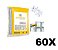 Kit 60 Espaçador P/ Bloco De Vidro Juntalider - Imagem 1