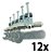 Kit 12 Reparo De Abas P/ Caixa De Luz 4x2 Marcai - Imagem 1