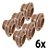 Kit 6 Flange Adaptador Roscável 25mm 3/4'' Tigre - Imagem 1