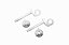 Kit 3 Conjunto De Fixação P/ Assento Sanitário Tpjpf Astra - Imagem 2