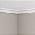 Moldura Isopor Canto Rodateto C/ 2 Peças A35 24cm Epex - Imagem 3