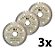 Kit 3 Disco De Corte Diamantado Turbo 110mm Topa Tudo - Imagem 1