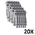 Kit 20 Parafuso Chumbador Parabolt CBA 5/16X2.1/4'' - Imagem 1