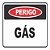 Kit 3 Placa Pvc Perigo Gás Auto-adesiva Jaime - Imagem 2