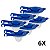 Kit 6 Obturador Universal P/ Caixa Acoplada Ksou Astra - Imagem 1