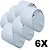Kit 6 Válvula De Retenção Anti-rato Para Canos Pvc 2'' - Imagem 1