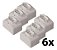 Kit 6 Tomada Externa 2p+t Nbr 10a 250v Mec Tronic - Imagem 1