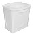 Kit Gabinete e Pia em PVC P/ Banheiro Gabfit Branco Astra - Imagem 1