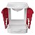Kit Gabinete e Pia em PVC P/ Banheiro Gabfit Bordô Astra - Imagem 2