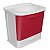 Kit Gabinete e Pia em PVC P/ Banheiro Gabfit Bordô Astra - Imagem 1