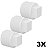 Kit 3 Tampão Plug PVC Roscável 1.1/2" Branco (50mm) Tigre - Imagem 1