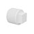 Kit 3 Tampão Plug PVC Roscável 1.1/2" Branco (50mm) Tigre - Imagem 2