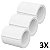 Kit 3 Luva PVC Roscável 1.1/2" Branca (50mm) Tigre - Imagem 1