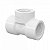 Tee PVC Roscável 1" (32mm) Branco Tigre - Imagem 1