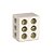Conector de Porcelana Tripolar Cabo de 10mm² 25A/600V - Imagem 1