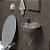 Lavatório Plástico Prata Kit Instalação 3,8L 36X28cm Astra - Imagem 3