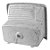Tanque Plástico 47x43x27cm 22 Litros TQ0/SC Mármore Astra - Imagem 2