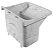 Tanque Plástico 47x43x27cm 22 Litros TQ0/SC Mármore Astra - Imagem 3