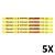 Kit 5 Serrinha Starrett Para Arco Metais Aço PVC 18 Dentes - Imagem 1