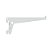 Suporte Simples Para Trilho 30 Cm Branco - Imagem 1