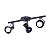 Kit Spot Trilho Eletrificado Direcionável 50cm Preto - Imagem 1