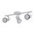 Kit Spot Trilho Eletrificado Direcionável 50cm Branco - Imagem 1