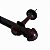 Kit 4 Suporte para Varão Cortina com Ponteira 28mm Imbuia - Imagem 2