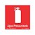 Kit 6 Placa de Aviso Sinalização Água Pressurizada 20cmx20cm - Imagem 2