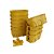 Kit 30 Caixa de Luz 4x2 Drywall Obras  Amarela - Imagem 3